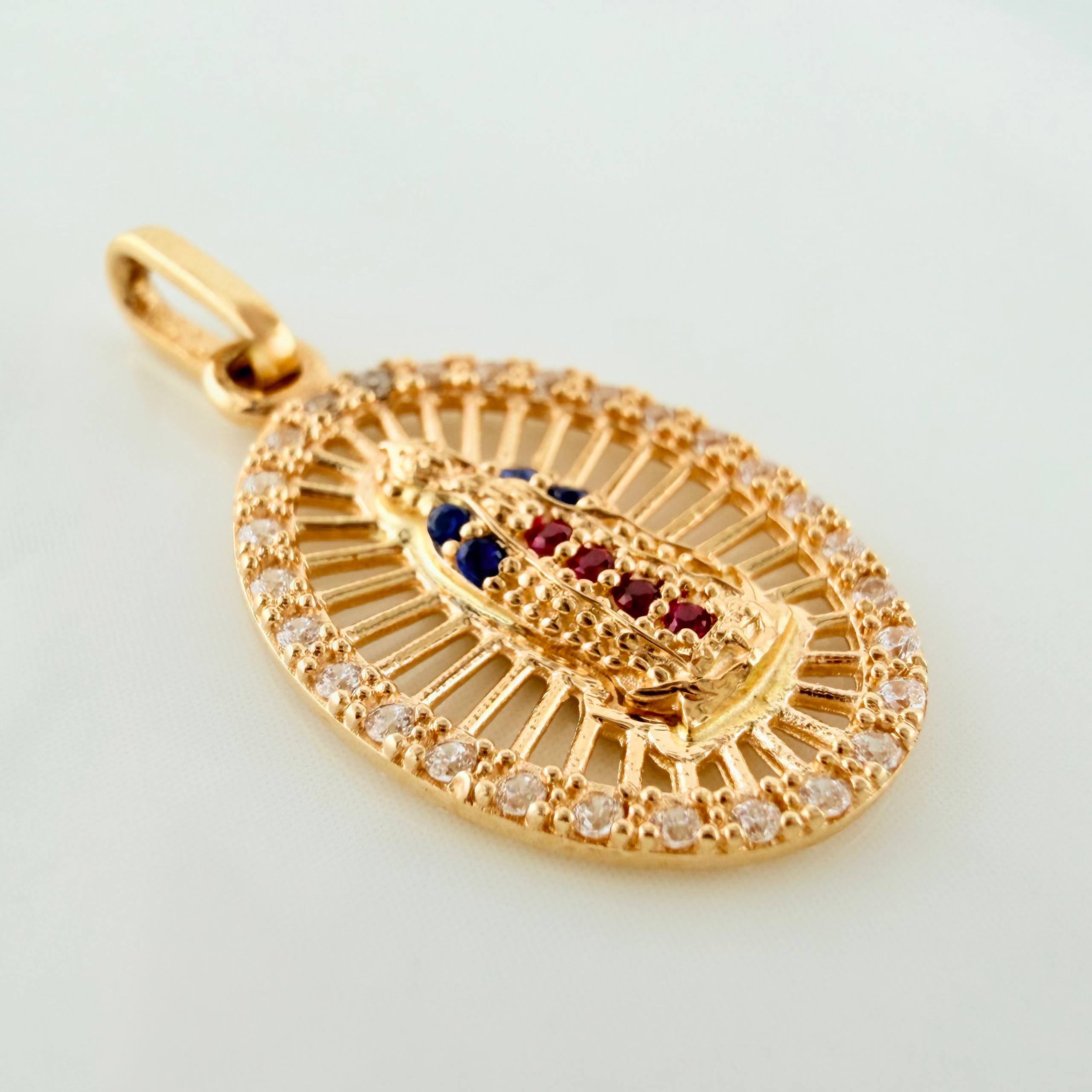 Dije Virgen Guadalupe 1.6g / 2.5cm Oro Amarillo 18K