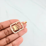 Dije Corona 3.7g / 3.8cm Oro Amarillo 18K