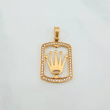 Dije Corona 1.55g / 2.6cm Oro Amarillo 18K