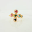 Anillo Cruz Tupida 2.3g / T5 1/2 Oro Amarillo 18K