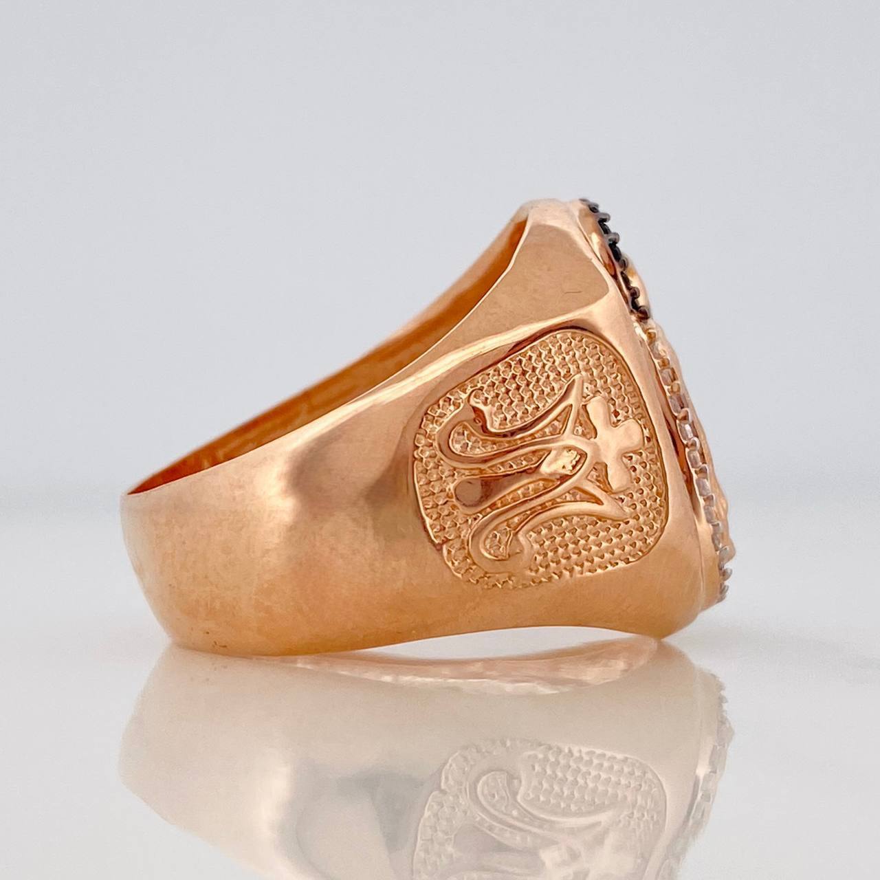Anillo Virgen del Carmen 6.75g / T10 Tres Oros 18K