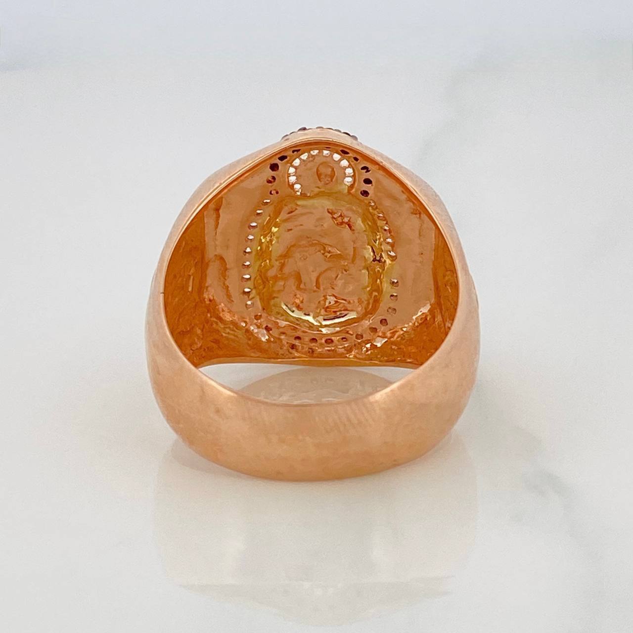 Anillo Virgen del Carmen 6.75g / T10 Tres Oros 18K