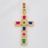 Dije Cruz Tupida 5.95g / 5.2cm Oro Amarillo 18K