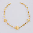 Pulso GC Trébol Diamantado 3.1g / 18.6cm / 3.4mm Oro Amarillo 18K