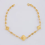 Pulso GC Trébol Diamantado 3.1g / 18.6cm / 3.4mm Oro Amarillo 18K