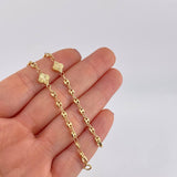 Pulso GC Trébol Diamantado 3.1g / 18.6cm / 3.4mm Oro Amarillo 18K