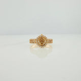Anillo Corona 2.85gr / T5 1/2 / Oro Amarillo 18K &