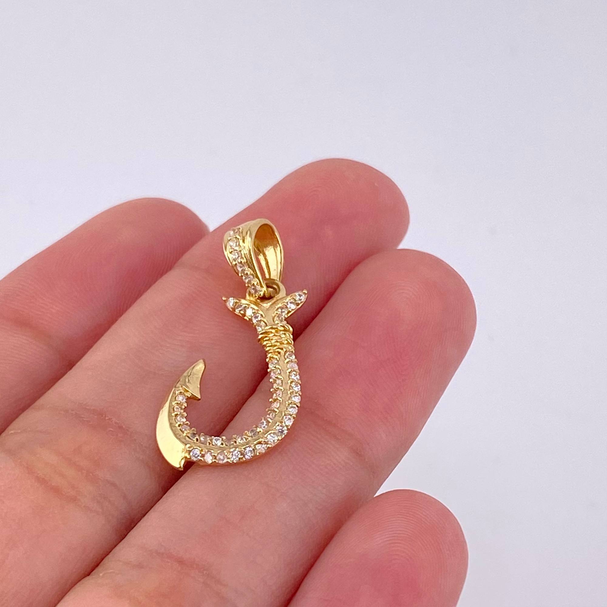 Dije Anzuelo 1.55g / 2.6cm Oro Amarillo 18K