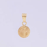 Dije San Benito 0.55g / 1.5cm Oro Amarillo 18K