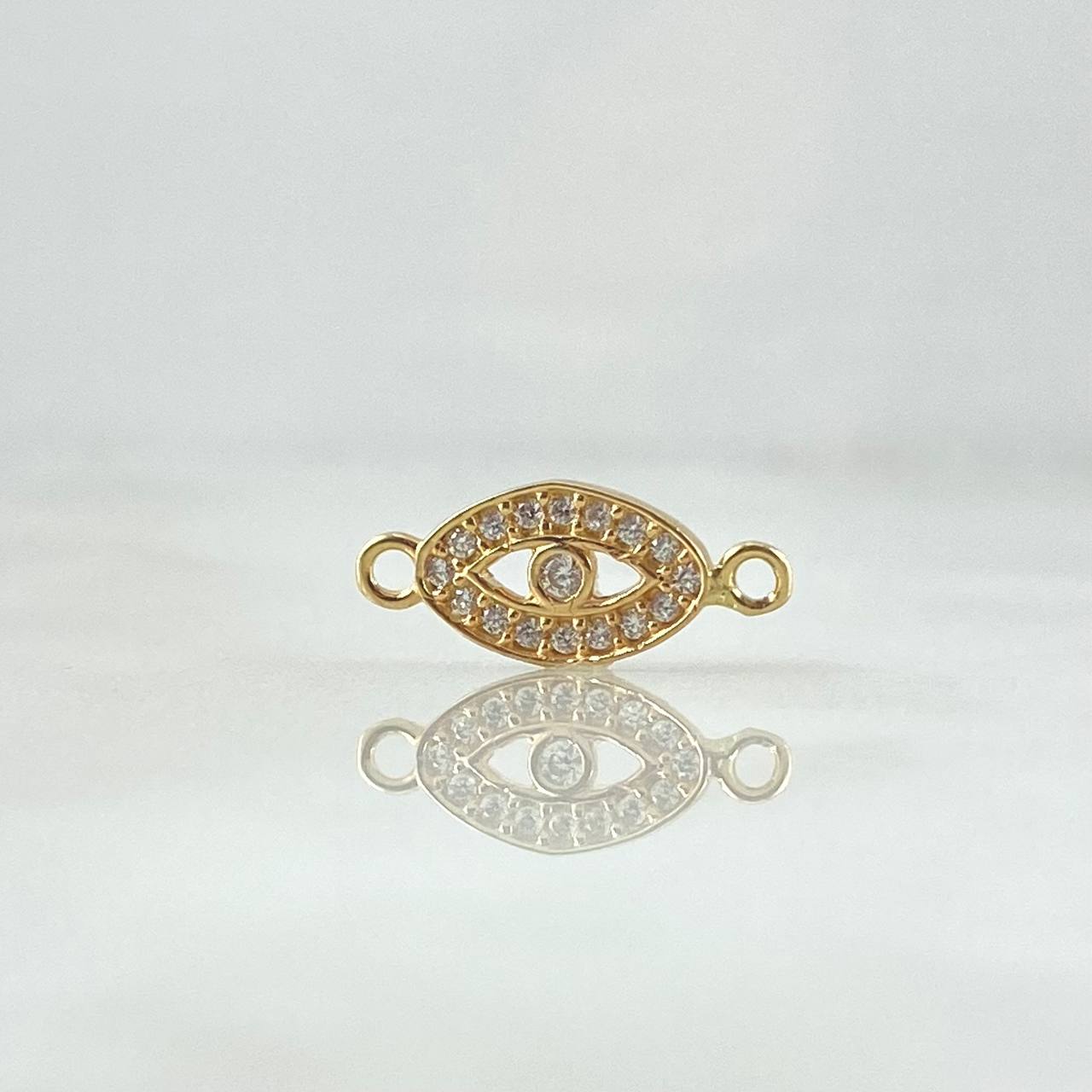 Herraje Ojo Turco 0.5gr / 1.5cm / Circones Blancos Oro Amarillo 18K ©