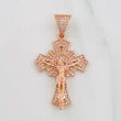 Dije Cruz Cristo 6.85g / 4.4cm Oro Rosa 18K