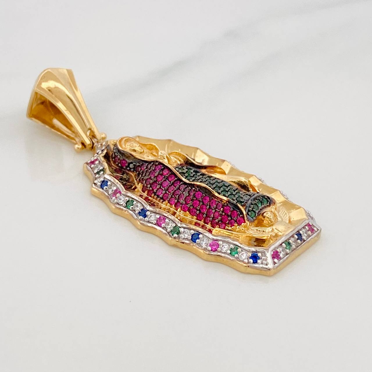 Dije Virgen Guadalupe 14.5g / 5.1cm Tres Oros 18K