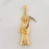 Dije Santa Muerte 5.8g / 4.5cm Tres Oros 18K