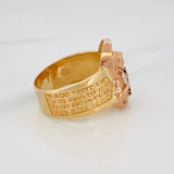 Anillo San Judas 10.85g / T10 3/4 Tres Oros 18K