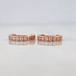 Candongas Carril 1.1g / 1cm Oro Rosa 18K