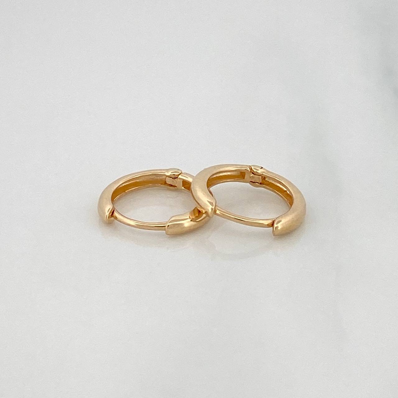 Candongas Aro Liso 1.35g / 1cm Oro Amarillo 18K