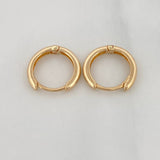 Candongas Aro Liso 1.35g / 1cm Oro Amarillo 18K