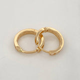 Candongas Carril 1.15g / 1cm Oro Amarillo 18K