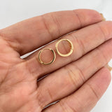 Candongas Carril 1.15g / 1cm Oro Amarillo 18K