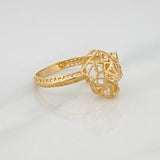 Anillo Pantera 2.4g / T8 1/4 Oro Amarillo 18K