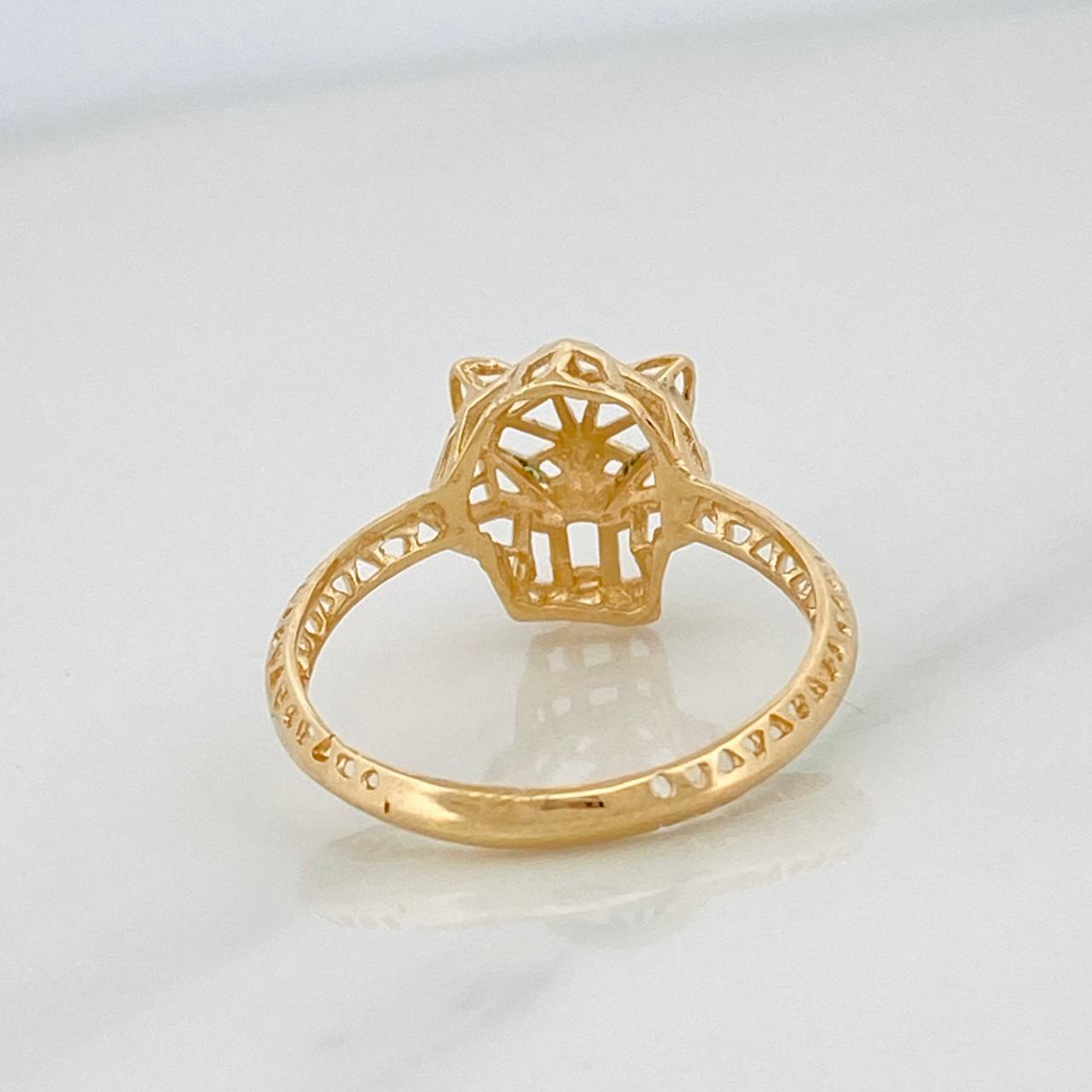 Anillo Pantera 2.4g / T8 1/4 Oro Amarillo 18K