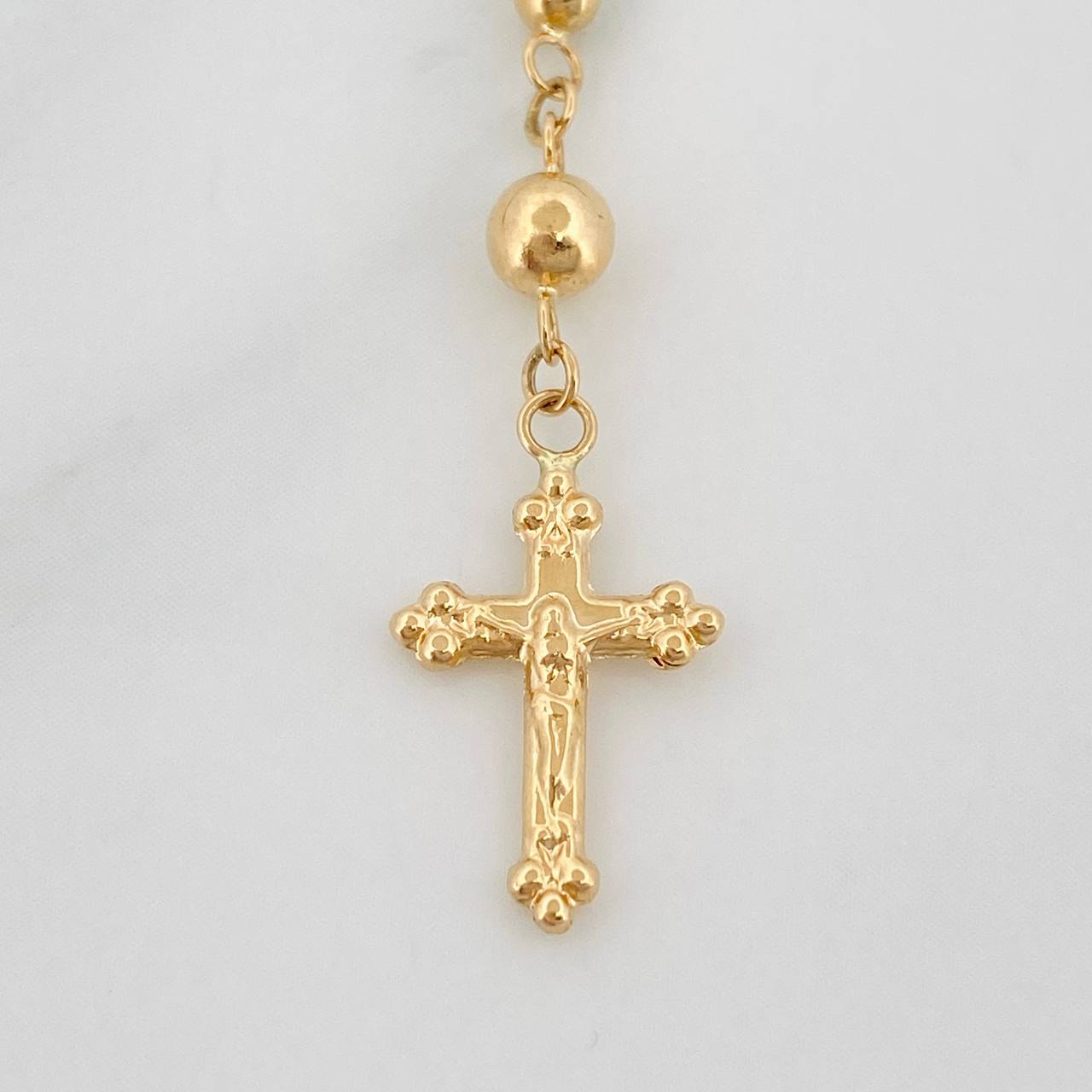 Rosario Virgen Milagrosa 5.95g / 49.05cm / 4.02mm Oro Amarillo 18K