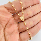 Rosario Virgen Milagrosa 5.95g / 49.05cm / 4.02mm Oro Amarillo 18K