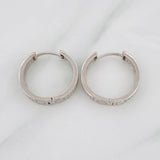 Candongas Tornillo 5.8g / 2cm Oro Blanco 18K