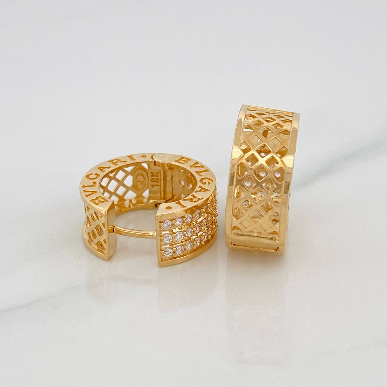 Candongas Bv 9.05g / 2cm Oro Amarillo 18K