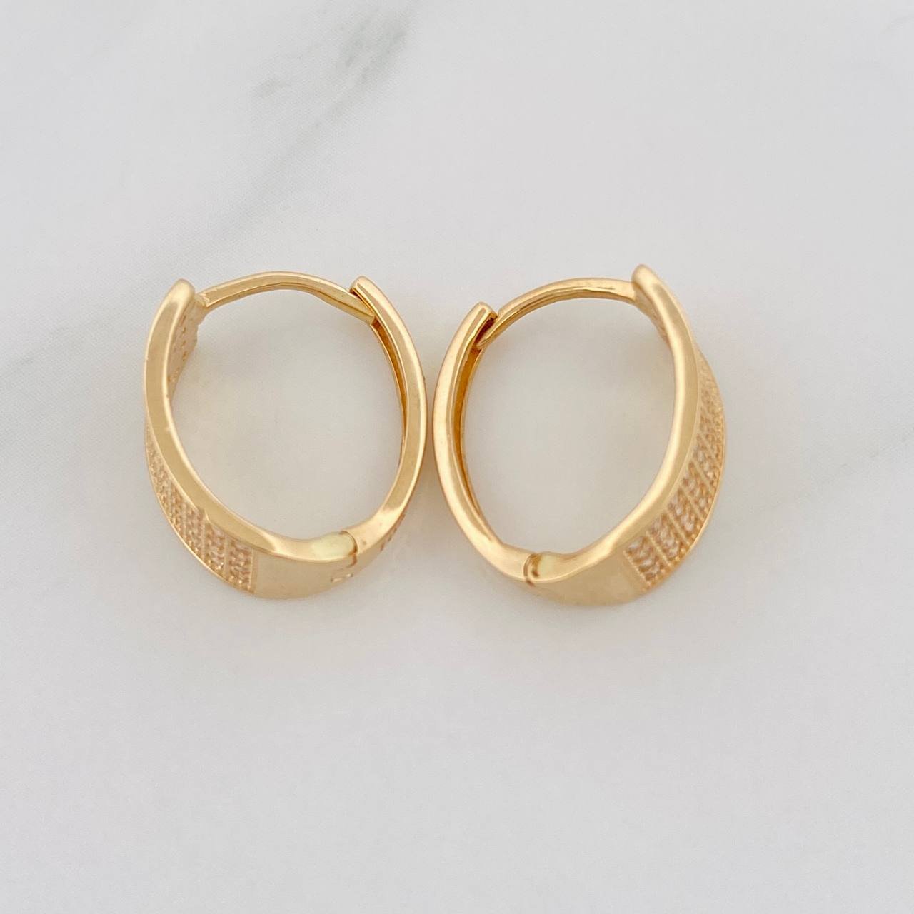 Candongas Brillo 2.85g / 1.05cm Oro Amarillo 18K