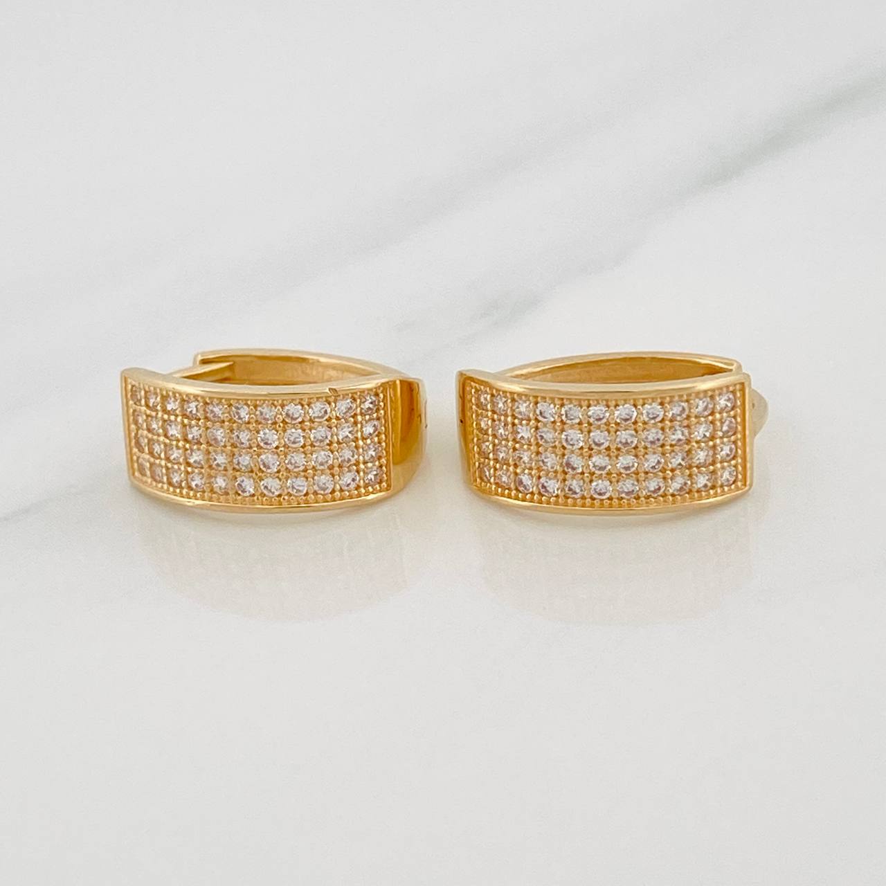 Candongas Brillo 2.85g / 1.05cm Oro Amarillo 18K