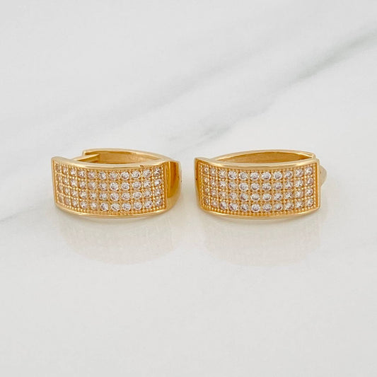 Candongas Brillo 2.85g / 1.05cm Oro Amarillo 18K