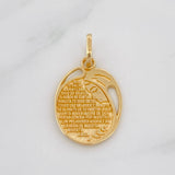 Dije Virgen Maria 1.95g / 2.05cm Oro Amarillo 18K