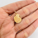 Dije Virgen Maria 1.95g / 2.05cm Oro Amarillo 18K