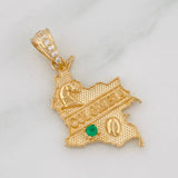 Dije Mapa Colombia 2.15g / 2.05cm Oro Amarillo 18K