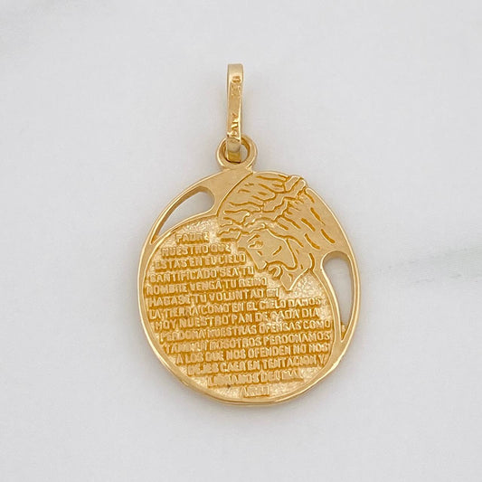 Dije Padre Nuestro 2.35g / 2.05cm Oro Amarillo 18K