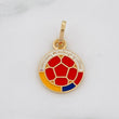 Dije Balon Futbol 1.15g / 2cm Oro Amarillo 18K
