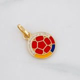 Dije Balon Futbol 1.15g / 2cm Oro Amarillo 18K