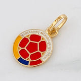 Dije Balón Futbol 1.25g / 2cm Oro Amarillo 18K