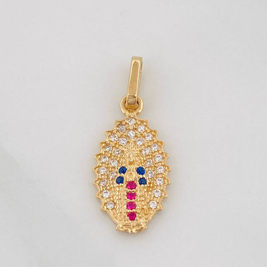 Dije Virgen de Guadalupe 1.35g / 2.03cm Oro Amarillo 18K