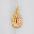 Dije Virgen de Guadalupe 1.4g / 2.1cm Oro Amarillo 18K