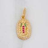 Dije Virgen de Guadalupe 1.4g / 2.1cm Oro Amarillo 18K