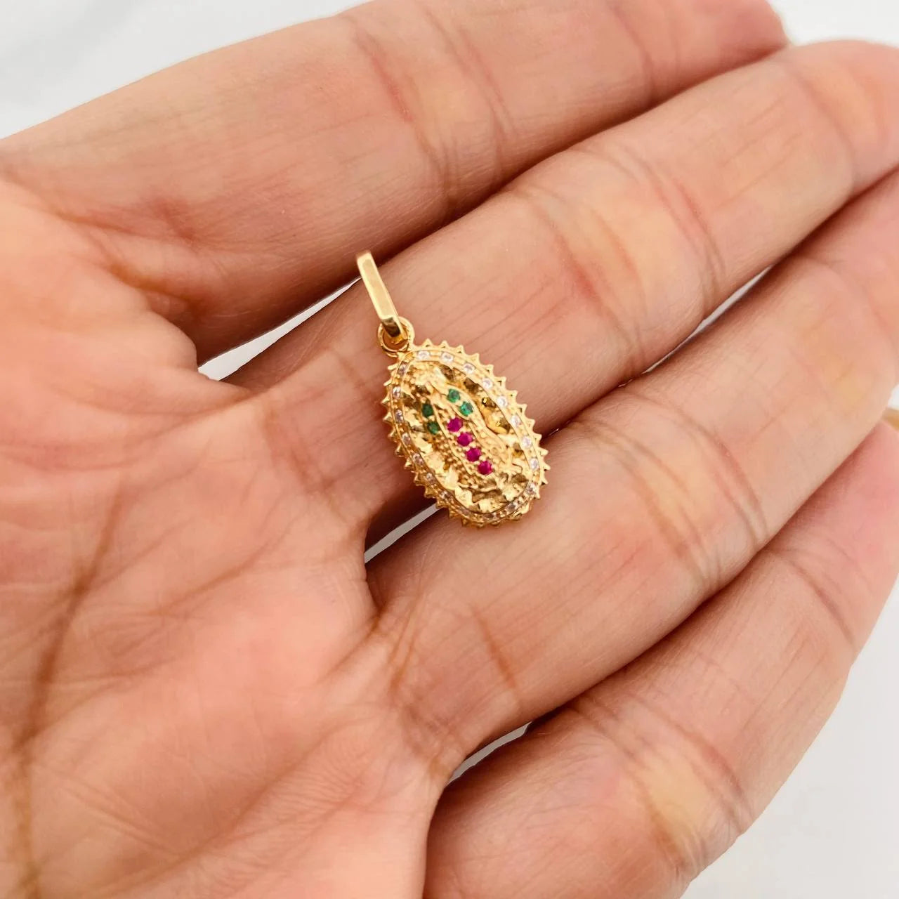 Dije Virgen de Guadalupe 1.45g / 2.2cm Oro Amarillo 18K