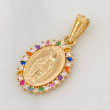 Dije Virgen Milagrosa 1.45g / 2cm Oro Amarillo 18K