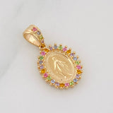 Dije Virgen Milagrosa 1.7g / 2cm Oro Amarillo 18K