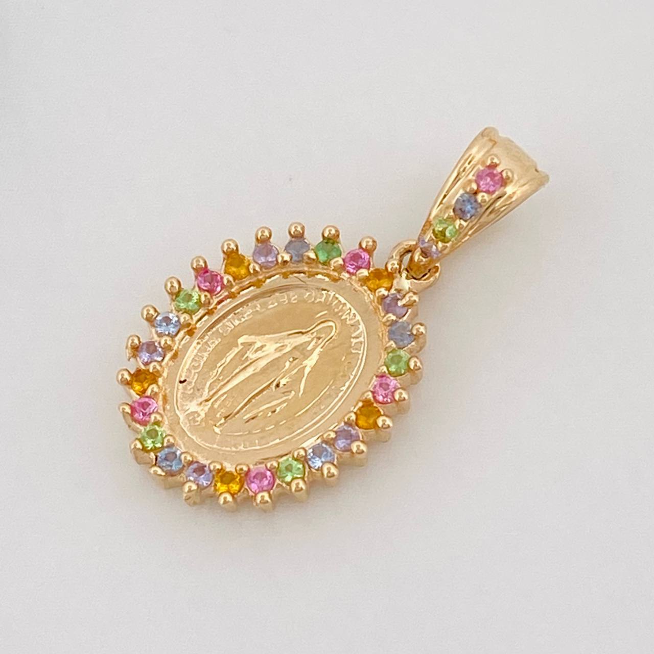 Dije Virgen Milagrosa 1.7g / 2cm Oro Amarillo 18K