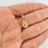 Dije Virgen Milagrosa 1.7g / 2cm Oro Amarillo 18K