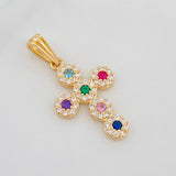 Dije Cruz Tupida 1.5g / 2.05cm Oro Amarillo 18K