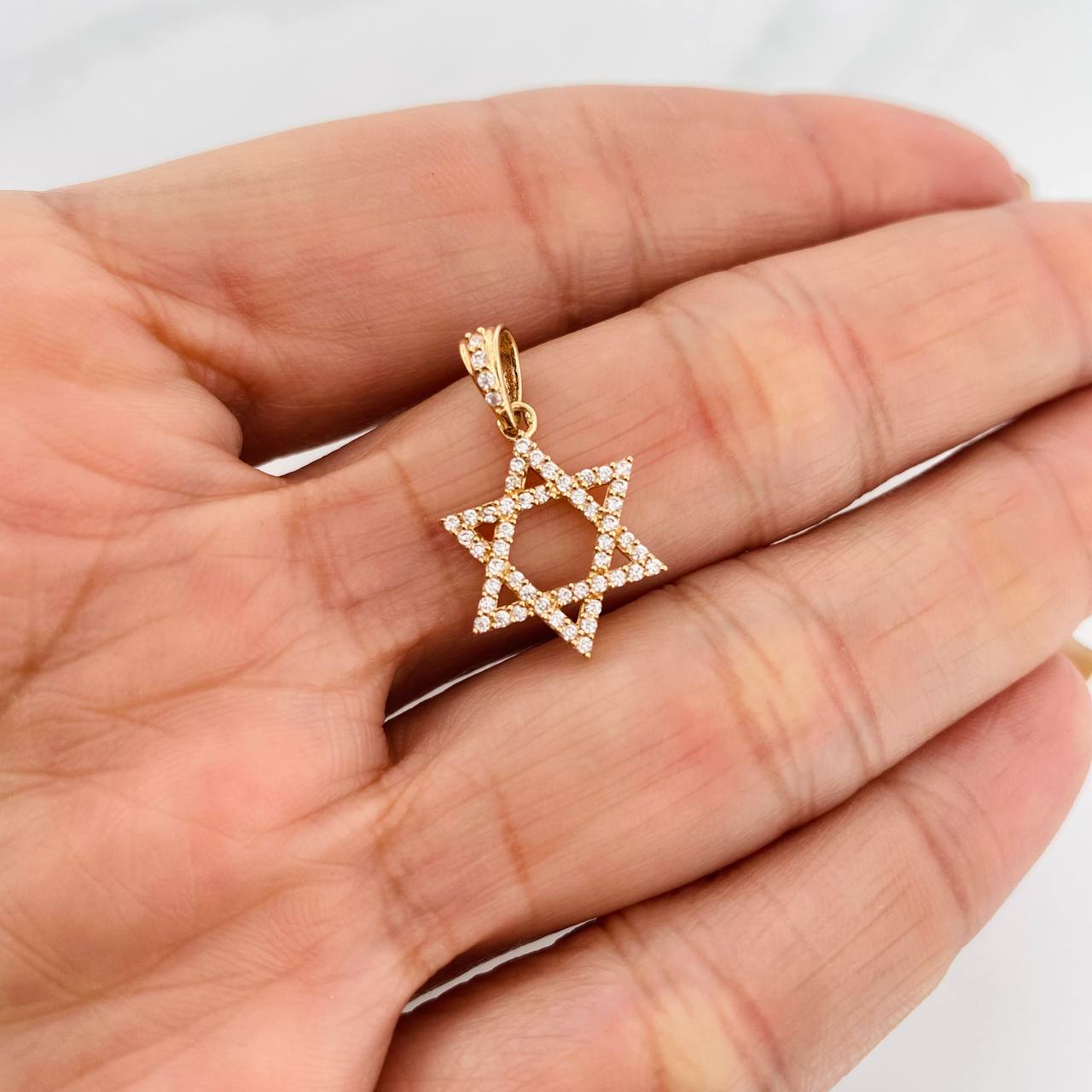 Dije Estrella David 1.55g / 2cm Oro Amarillo 18K