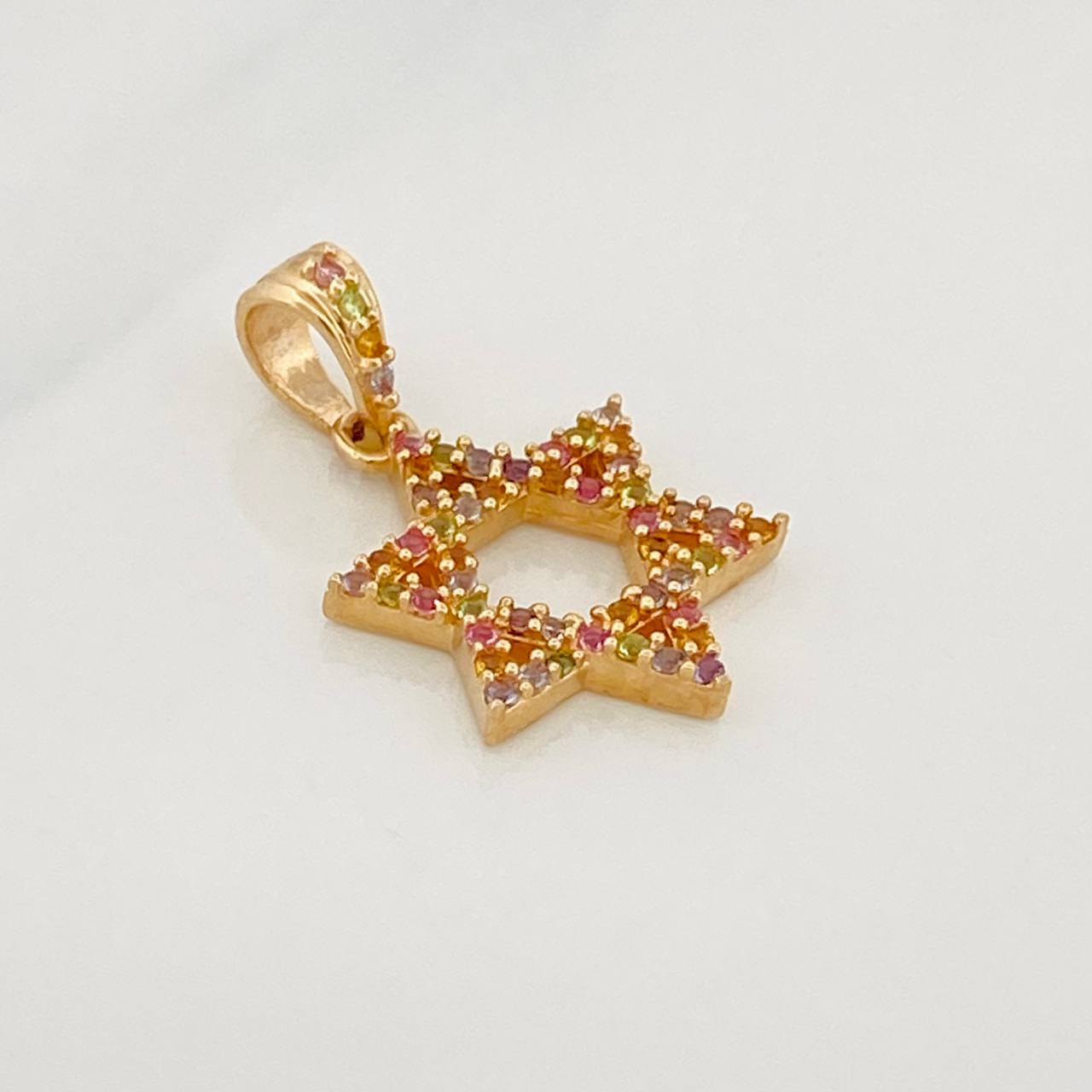 Dije Estrella David 1.55g / 2cm Oro Amarillo 18K